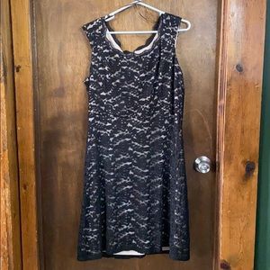 Black lace dress